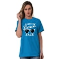 thumbnail image 5 of Resting Beach Face Summertime Vibes Women's Graphic T Shirt Tees Brisco Brands 5X, 5 of 5