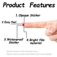 thumbnail image 4 of 20pcs Self-Adhesive Paper Decorative Stickers for Party Decorative Presents Sealing Hand 90x90mm 36 patterns/pc, 4 of 7