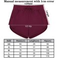 thumbnail image 2 of URATOT 2 Pack Cotton Yoga Short Women Summer Running Gym Sports Waistband Shorts with Pockets, 2 of 5