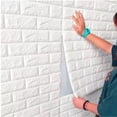 thumbnail image 4 of autoadhesivo adhesivo de pared de papel pintado impermeable Panel de pared para sala de TV decoración de fondo de pared, 4 of 9