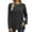 3-Grey, variant on Long Sleeve Shirts for Women Crew Neck Side Split Solid Color Fashion Knit Tunic Tops Comfy Lightweight Loose Tees