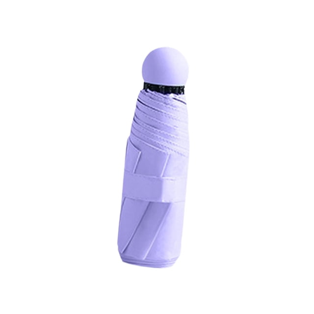 Paraguas de Viaje Compacto Sunnimix Plegable para Hombres Y Mujeres Violeta