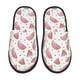 thumbnail image 1 of Balery Watermelon Pantuflas de Casa de Felpa Silenciosas con Diseño Estampado, Zapatillas Cómodas Antideslizantes de Algodón para Interior-Medium, 1 of 8