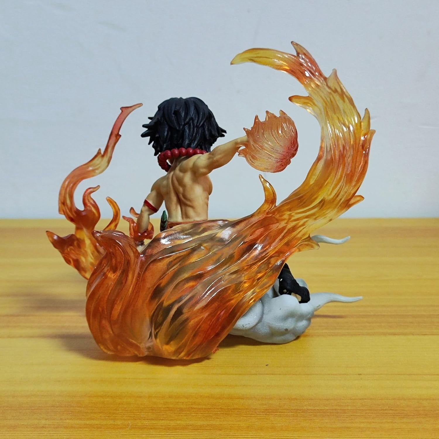 Newly Luffy Figure Portgas D Ace Figure Sabo Figure Q Version Action Figures 10cm/3.9inch Handmade PVC Anime Character Model Statue Collectible Craft Gift (Portgas D Ace)