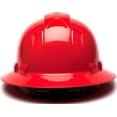 thumbnail image 3 of Casco de seguridad Texas America Ridgeline de ala completa, 6 puntos, rojo, 3 of 5