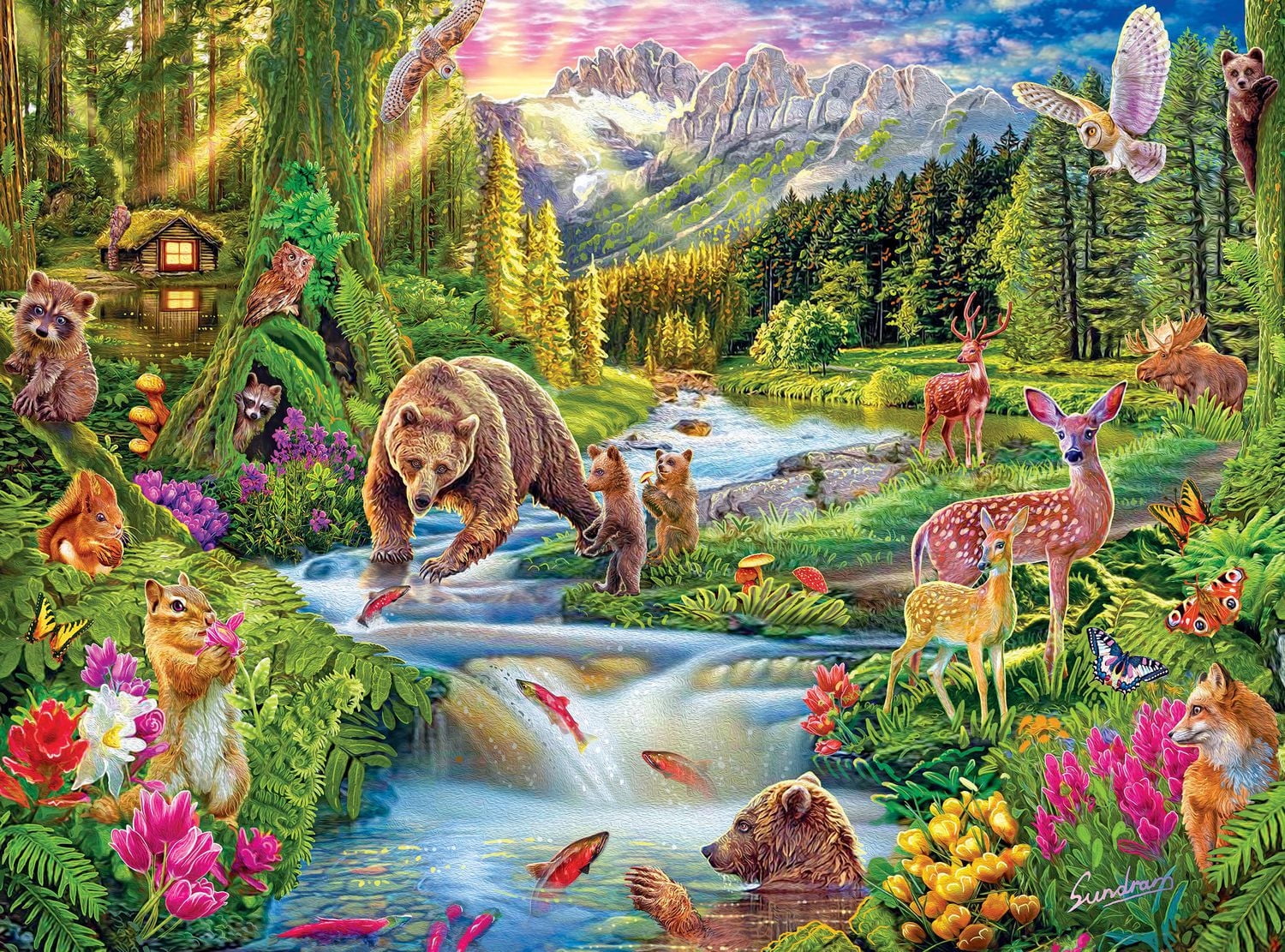 Kodak 1000 Piece Jigsaw Puzzle - Wild Frontier by Steve Sundram
