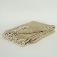 thumbnail image 5 of Rizzy Home  Boho Geometric Throw Blanket Dark Natural/ Natural, 5 of 5
