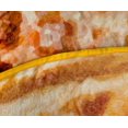 thumbnail image 2 of Manta redonda Toynk Waffle de forro polar, 150 cm, poliéster, 2 of 7
