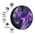 thumbnail image 2 of Kdxio Purple Pattern White Tiger for Tire Cover Wheel Protectors Tyre Covers Weatherproof Wheel Covers Universal Fit for Trailer Rv SUV Truck Camper Travel Trailers 16 inch, 2 of 5