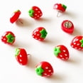 thumbnail image 3 of KAKOWELY 30 Pcs Punaises de Pouce Remplaçables Punaises de Pouce Adorables en Forme de Fraise Accessoires Punaises de Pouce Petites Punaises pour Planche en Liège Punaises de Pouce Mignonnes Punaises de Pouce en Liège, 3 of 4