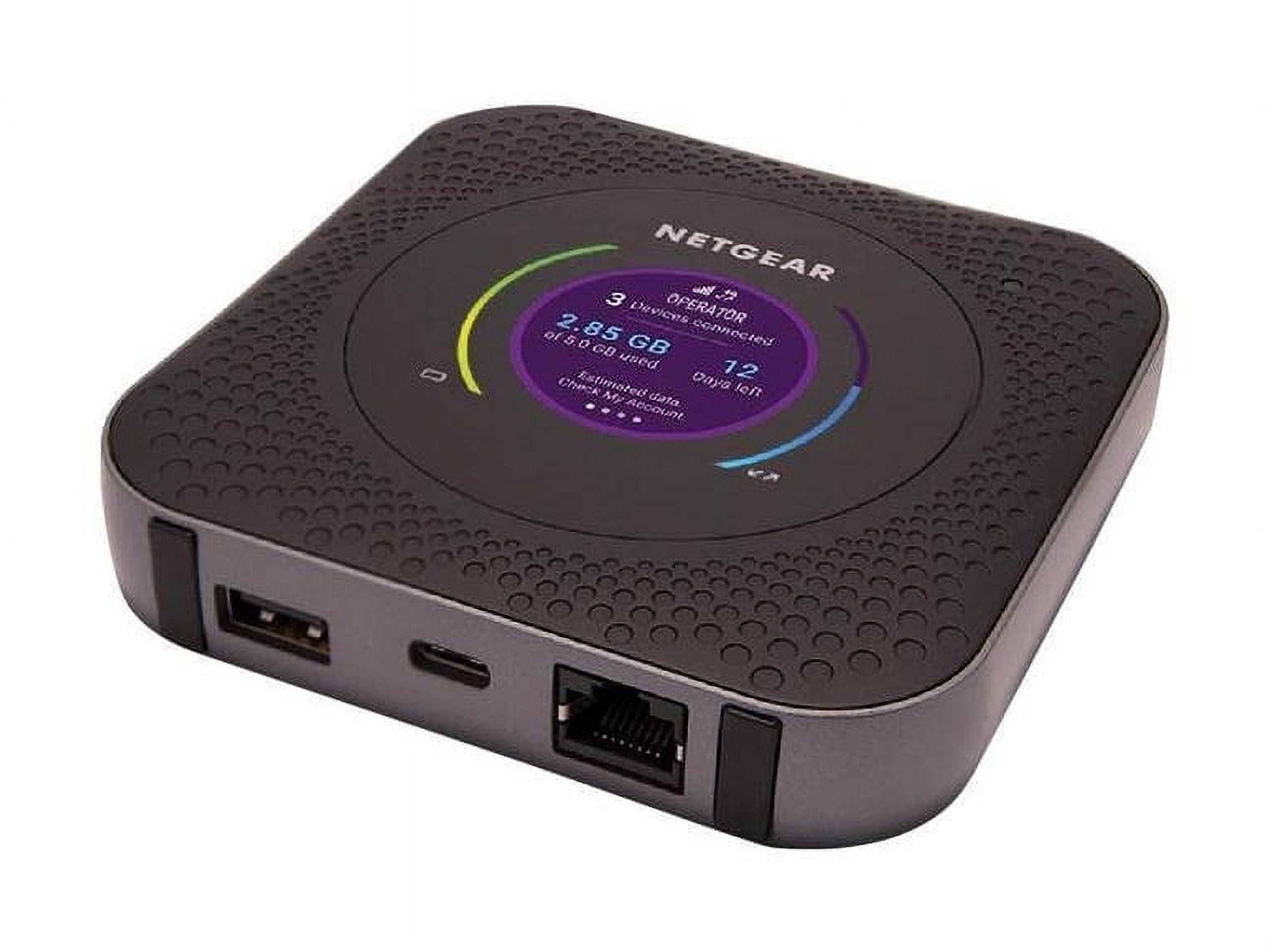 NETGEAR Nighthawk M1 4G LTE WiFi Mobile Hotspot (MR1100-100NAS)  Up to 1Gbps Speed, Works Best with AT&T and T-Mobile, Connects Up to 20 Devices, Secure Wireless Network Anywhere