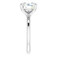 thumbnail image 4 of Moissanite Engagement Ring 3 Carat Round Solitaire Style, 4 of 5