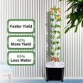 thumbnail image 4 of 50-Pod Hydroponic System, 10-Tier Vertical Garden Tower with Timer, Hydroponics Growing System with 50L Water Tank for Indoor Outdoor Plants, 4 of 9