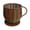 Coffee, variant on Imitation Rattan Coffee Cup Shaped Storage Basket With Handle And Base Decorative Woven Basket For Coffee Bar Countertop Organizer For Small Items