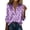 Purple, variant on Button Down Shirts for Women Long Sleeve Work Blouses Casual Stretch Shirts Loose Tunic Tops Black S