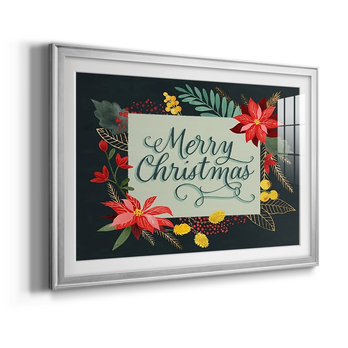 Bright Christmas Night I Premium Framed Print - Ready to Hang