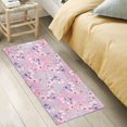 thumbnail image 5 of Coolnut Wild Flowers 39" x20" Soft and Absorbent Bathroom Rugs,Quick Dry Machine Washable Bath Mat for Bathroom Kitchen Bathtub Home Decor, 5 of 7
