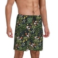 thumbnail image 2 of Fotbe Mallard Ducks And Water Pantalones Cortos de Pijama para Hombre, Ropa de Dormir, Pantalones de Pijama Cortos para Hombre-3X-Large, 2 of 6