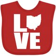 thumbnail image 3 of Inktastic Ohio Love Boys or Girls Baby Bib, 3 of 4