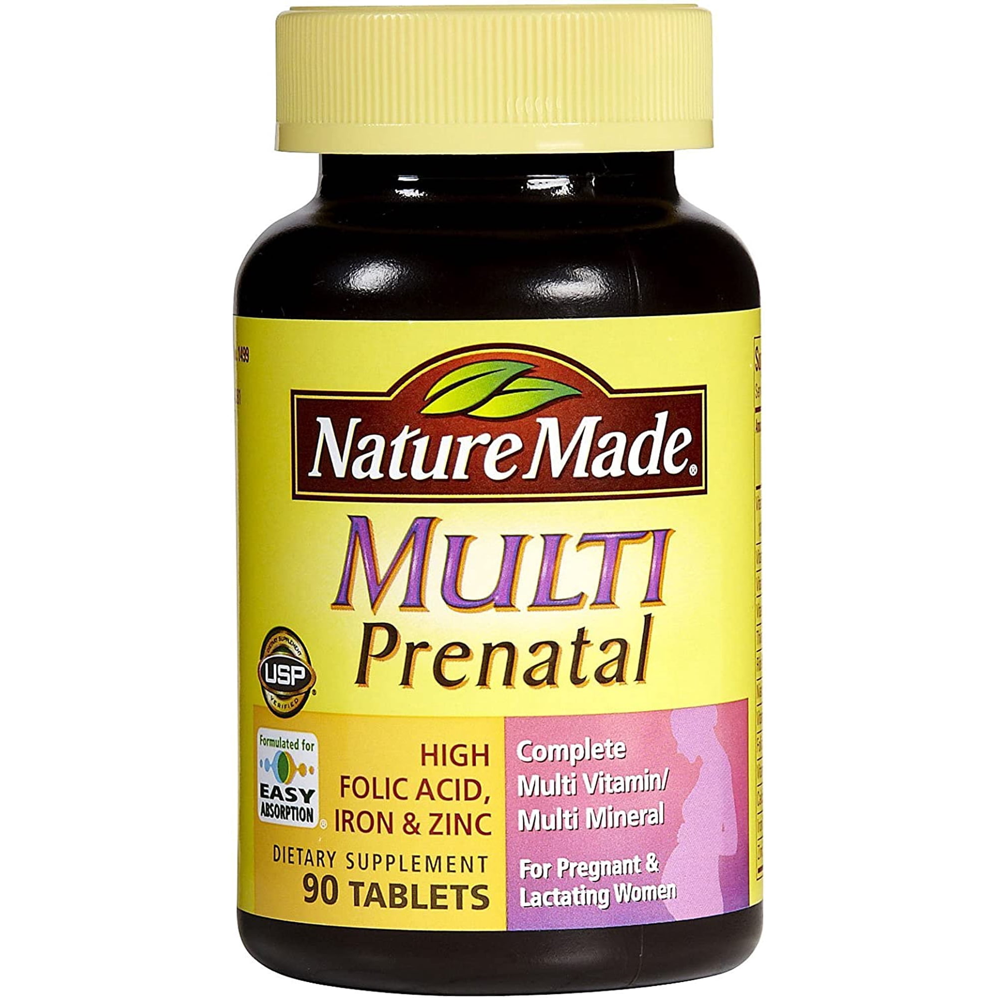Nature Made Multi Prenatal Tabs, 90 ct (Packaging may vary)