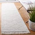 thumbnail image 2 of SAFAVIEH Natura Ulric Diamond Runner Rug, Ivory/Grey, 2'3" x 9', 2 of 8