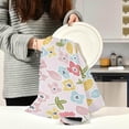 thumbnail image 6 of SKYSONIC 4 PCS Kitchen Dish & Tea Towels, Colorful Flowers Reusable Cloths for Cooking and Drying Dishes for Home Kitchen Cleaning, 28"x18", 6 of 7