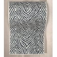 thumbnail image 6 of Well Woven Custom Size Runner - 27" x 50' Runner - Zebra Stripe Grey -Animal Print Pattern, 6 of 6