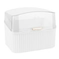 thumbnail image 2 of Zonh Plastic Makeup Storage Box with Lid - White, 2 of 6
