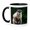 Black/White, variant on 3drose, Brazil, Bonito. Portrait of Brown Capuchin Monkey, Cebus Apella., 11oz Mug
