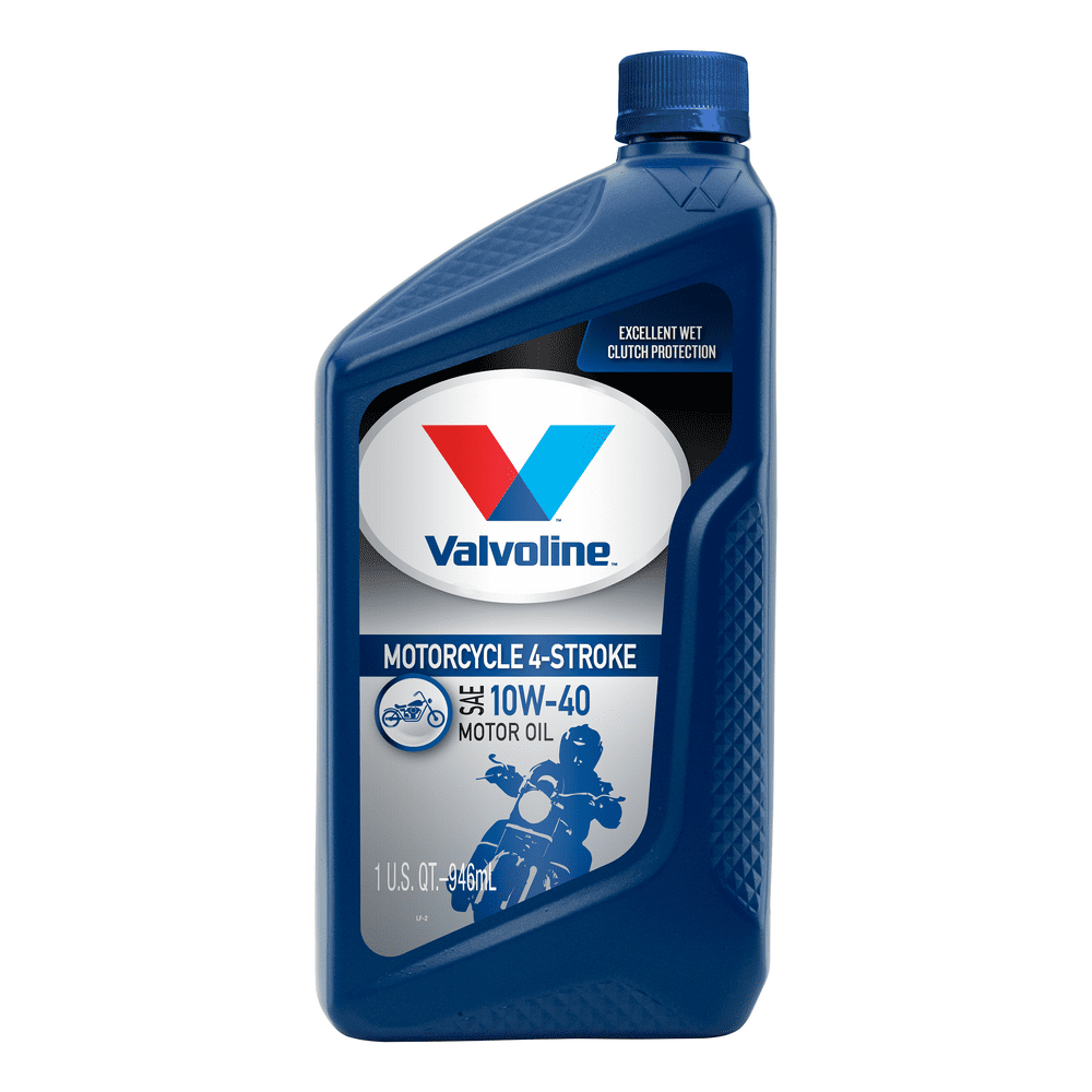 Valvoline 4Stroke Motorcycle SAE 10W40 Conventional Motor Oil 1 QT