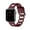 Burgundy, variant on Waloo Silicone Link Looped Replacement Band For All Apple Watch Series