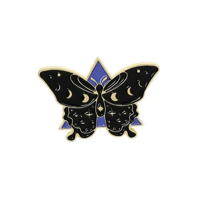 Kawaii Lovely Cute Insect Butter Animation Game Peripheral Toys Metal Brooch Badge Q-Version Decorations Anime Action Collection