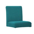 thumbnail image 3 of 2 Pieces Solid Office Chair Cover Multicolor Wear-resistant the Four Seasons Office Furniture Outer Protector Rotating Slipcover Green, 3 of 9