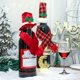 thumbnail image 3 of Funda navideña para botella de vino, Mini sombrero de Navidad, bufanda de Navidad, decoración de Noel para el hogar, restaurante, decoración de Bar, 5 Juegos, 2022, 3 of 4