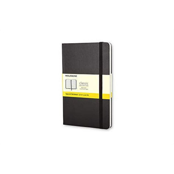 Cuaderno Clásico Moleskine Tapa Dura Cuadriculado Negro 3.5' x 5.5' 192 Páginas