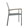 thumbnail image 5 of Swarthmore Outdoor Aluminum Dining Chairs, Set of 2, Natural and Gray Mesh, 5 of 5