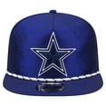 thumbnail image 2 of Men's New Era Navy Dallas Cowboys  Rope Golfer Snapback Hat, 2 of 5