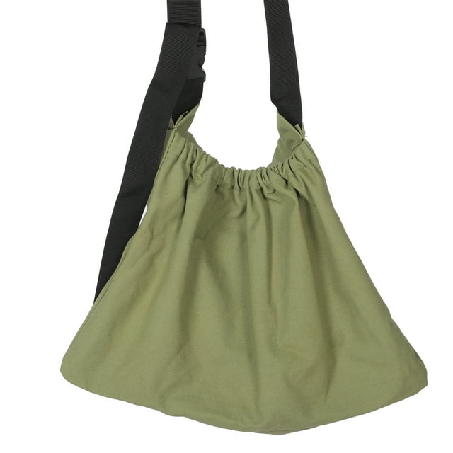 Shisuyan Multi-Functional Design Picking Apron Green Plastic 1Pack 17.9x15in