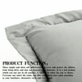 thumbnail image 5 of Ntbay 2 Pack Double Brushed Microfiber King Pillow Shams with 2" Flange, Wrinkle, Fade, Stain Resistant Sham, 20"x36", Smoke Gray, 5 of 5