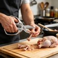 thumbnail image 4 of Heavy Duty Kitchen Scissors, 9.37X4.33 inch Multi Function Kitchen Shears, Stainless Steel Cooking Shears, Ergonomic Handled Kitchen Cutters, All Purpose Shears for Meat Poultry Fish and Herbs, 4 of 7