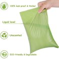 thumbnail image 5 of Paquete de 300 bolsas biodegradables para excrementos de perro, bolsas biodegradables para excrementos de perro, bolsas biodegradables para excrementos de mascotas, 5 of 5