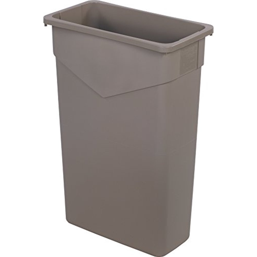 Carlisle 34202306 TrimLine Rectangle Waste Container Trash Can Only, 23