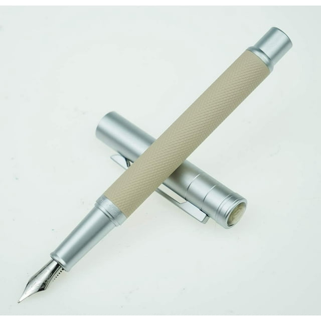 ZECATL Silver Birch Forest Fountain Pen Extra Fine Nib Beautiful Tree Texture Excellent Writing Gift Pen