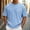 (Casual 5)Blue, variant on DayScoop Men's T-Shirts Summer T-Shirt Fashion Basic Solid Color Comfortable Casual Crewneck Short Sleeve Tees Tops