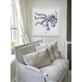 thumbnail image 4 of "Blue Octopus" Framed Painting Art Print, 12" x 1.5", 4 of 6