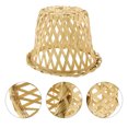 thumbnail image 1 of BRIGHTFUFU Rustic Lamp Shades Light Diffusion Bamboo Lamp Cover 1Pack, 1 of 7
