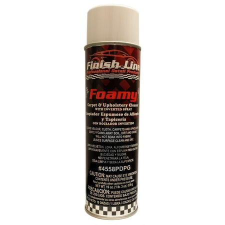 - Finish Line Foamy - Carpet and Upholstery Cleaner with Inverted Spray