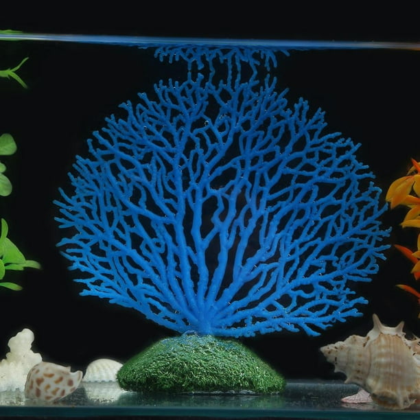 LYUMO Fish Tank Decoration Coral, Fish Tank Coral,Plastic Artificial