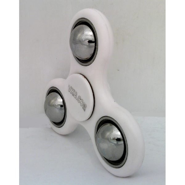 Speed white Fidget Hand Spinner Toy with Center full Ceramic and Outer Counterweight - Walmart.com