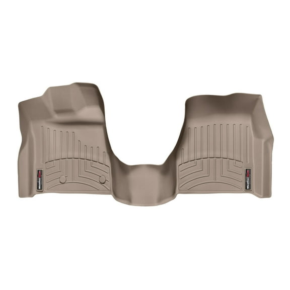 WeatherTech Custom Fit FloorLiners compatible with 1998-2011 Lincoln Town Car - 1st Row - Over The Hump, Tan